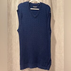 Reebok Golf Navy Sweater Vest